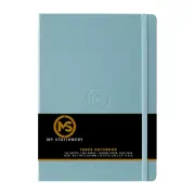 A5 Index Notebook Hardback Leatherette Cover 8Mm Ruled Margin A-Z Tabs 264 Pages