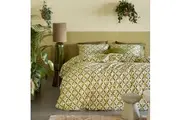Bedding House Mae Green Seersucker Cotton Quilt Cover Set