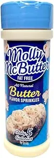 Molly McButter, Natural Butter Flavor Sprinkles, 2oz Container (Pack of 3)