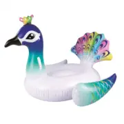 Lazy Dayz Inflatable Peacock Ride-on Float 135cm