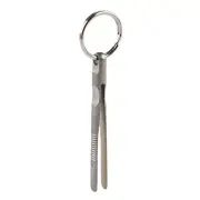 Titanium Tweezers Key Ring Tool Geocaching Ticks on the Go Outdoor