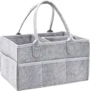 Peacafulife Baby Nappy Caddy Organiser, Multifunctional Upgrade Felt Newborn ...