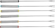 Fondue Forks, Fondue Sticks Set 6pcs/Set Cheese Fondue Forks Chocolate Dipping Tool Kitchen Tool Tableware for Chocolate Fountain Cheese Fondue Roast Fruits