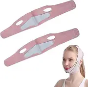 V Face Masks, Reusable V-Line Mask, Face Slimming Strap for Double Chin and Saggy Face Skin Face Bandage, V Line Mask, Reusable V Line Chin Strap, Bandage