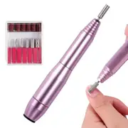 Portable Nail Drill Machine Kit USB Rechargeable Manicure Pedicure Tools
