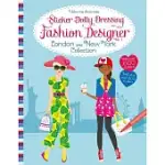 STICKER DOLLY DRESSING FASHION DESIGNER LONDON AND NEW YORK COLLECTION