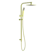 Abey BARCH RAIN & HAND SHOWER ENSEMBLE BRUSHED BRASS Finish