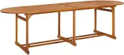 VRAXO Garden Dining Table 280x90x75 cm Solid Wood Acacia -32.4KG,315950