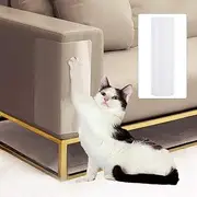 Anti-Scratch Sticker, Thicken Anti Cat Scratch Furniture Protector, Transparency Cat Couch Protector from Cat Claws for Double Sided Sofa Anti Scratching Sticky Tape Paws Training (M)