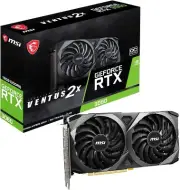 MSI GeForce RTX 3060 VENTUS 2X 12G OC GPU – GDDR6, LHR, Dual Fan, VD7553