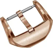 [FMGMPMOCJ] Bronze Tongue Buckle Fully Brushed 22 Mm 3.0 With Spring Bars Table buckle