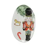 Vietri Nutcrackers Small Oval Platter