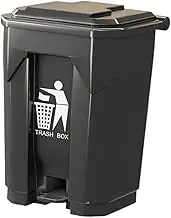 KiBcsLic Pedal Trash Can, Trash Can, Garbage Bin, Garbage Container, Simple Waste Basket with Lid for Lobby Bathroom Near Desk, 30L, as described