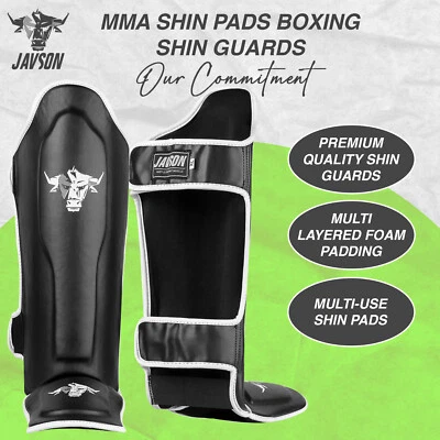 MMA Shin Pads Boxing Shin Guards Foot Protection for Kickboxing by Javson