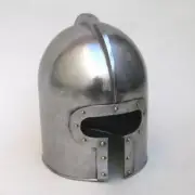 BARBUTA ARMOR HELMET ~ MEDIEVAL KNIGHT COSTUME ~ ARMOR ~ CRUSADER HELM