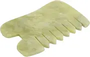 OFFIGAM 1Pc Natural Jade Massager Scraping Board Face Massage Tool for Skin Care Durable Comfortable Design present for Friends and Family