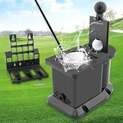 Roykaw Golf Cart Ball Washer and Club Cleaner with Bracket Kit for EZGO Club Car Yamaha - Upgrade Club Car Precedent Bracket