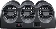 E771-5111E100 Compatible for Nissan Altima 2007-2013 Car Dash Air Conditioner Outlet Grille with Hazards Emergency Switch AC Air Vents(Style A)