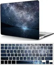 Case Compatible with MacBook Pro 16 inch 2021 2023 A2485 A2780 A2991 M1 M2 M3 with Liquid Retina XDR Display and Touch ID, Plastic Laptop Hard Shell Protective Case & Keyboard Cover - Starry Sky