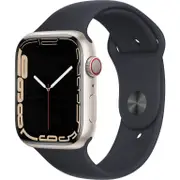 Apple Watch Series 7 45mm Starlight Aluminium Case GPS + Cellular [^Renewed]