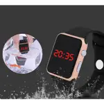 其羽商貿 LED錶大數字顯示防水夜光電子手錶 運動腕錶 電子錶 運動版時尚腕錶 中性 女錶 學生手錶 矽膠手錶 熱賣