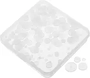 [TOVINANNA] Earring Discs for Piercing Bump Relief Silicone Earring Pads Stabilizers Backs for Studs Heavy Support Backs Pack Box