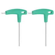 2pcs T-Handle Hex Key Wrench 3.1" Long Arm 4mm T-Key Inner Hexagon Spanner