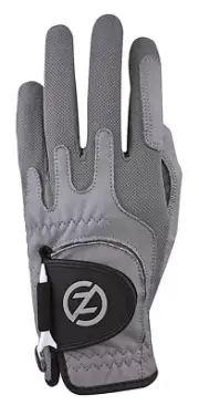Zero Friction Cabretta Elite Golf Glove Grey(LEFT, One Size) Compression NEW