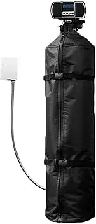 Moreeulsi Water Softener Protector | 600d Oxford Cloth Outdoor Insulated Water Softener Tank Cover | Insulated Anti UV & Tear Proof Heavy Duty Water Softener Tank Jacket to Prevent Sweating