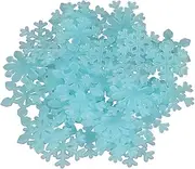 VICASKY Glow in The Dark Snowflake Wall Sticker 3cm Christmas Holiday Decor Easy Adhesive for Walls