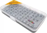 CKPSMS Brand - #X52800150 Plastic Bobbins Compatible with Husqvarna Viking Emerald 116 118 183 Sewing Machines (28PCS+Box)