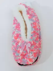 Women Ladies Soft Plush Inside Popcorn Knit Slippers Size 5.5-7.5
