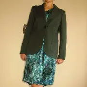 ESCADA Blazer Old Money Quiet Luxury Size 42 10 $1890 Olive Green New Vintage