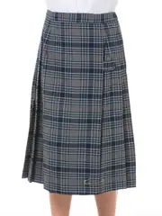 Grey & Blue Plaid Kilt - SNR