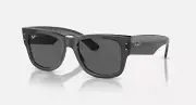 RAYBAN SUNGLASSES MEGA WAYFARER RB0840S 1406B1 TRABNSPARENT BLACK 51MM