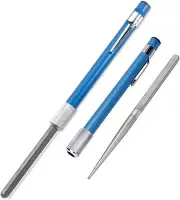 1 PCS Retractable Knife Sharpener, BravOne 3 in 1 Portable Diamond Sharpening