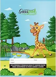 Gusspak Premium Mega Scrapbook, 330mm x 245mm, 64 Pages, 100gsm, FSC, Pack of 10