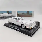 Scale Finished Model Car 1/43 for Cadillac Corvorado 007 Diecast Alloy Classic Car Model Simulation Toy Vehicle Collectible Souvenir Miniature Replica Car