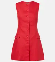 [Faithfull] Faithfull Jane linen minidress AU 10 red