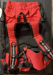 Kingslong Pet Carrier Backpack -Red- Medium-Open box-