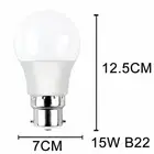220V 15W LED Motion Sensor Bulb E27 B22 Smart Security Light Globe Lamp