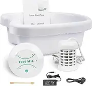 Riksam 2025 Upgrade Ionic Foot Bath Detox Machine Ionic Detox Foot Bath Spa Machine Big Footbath Bucket Detox Bath Machine Set (with 1 Array)