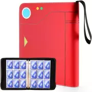 9 Pocket 720 Cards TCG Binder Compatible with PTCG Sleeves Card Carrying Case fo