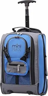 [Aerolite] MiniMAX 20L Ryanair 40x20x25 Maximum Size Cabin Hand Luggage Under Seat Trolley Backpack Carry On Cabin Hand Luggage Bag with 2 Year Warranty, Blue, 40x20x25 cm, Backpack