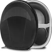 Geekria Shield Headphones Case Compatible with Bose QC Ultra, QC45, QC35, QC25, QC15, AE 2i, AE 2 Headphones, Replacement Protective Hard Shell Travel Carrying Bag with Cable Storage (Black)