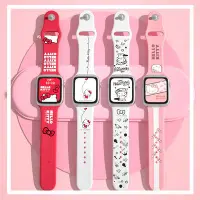 在飛比找Yahoo!奇摩拍賣優惠-官方正版hellokitty蘋果手錶錶帶iwatch4/5/