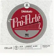 D'Addario J5903T Pro-Arte Cello G String, Titanium-wound - 4/4 Size, Medium