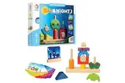 SmartGames Day Night Wooden Cognitive Skill-Building Puzzle Game Featuring 48 Playful Challenges for Ages 2+