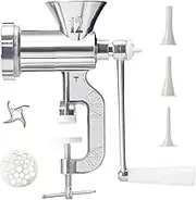Meat Grinder, Meat Grinder Manual Sausage Stuffer Kit, Heavy Duty Food Processor Machine with Grinding Plate and Stuffer Tubes, Cooking Supplies for Home Kitchen