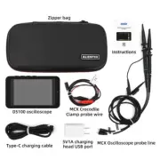 250MSa/s 50M Mini Digital Oscilloscope 2 Channel Oscilloscope +Protective Sleeve